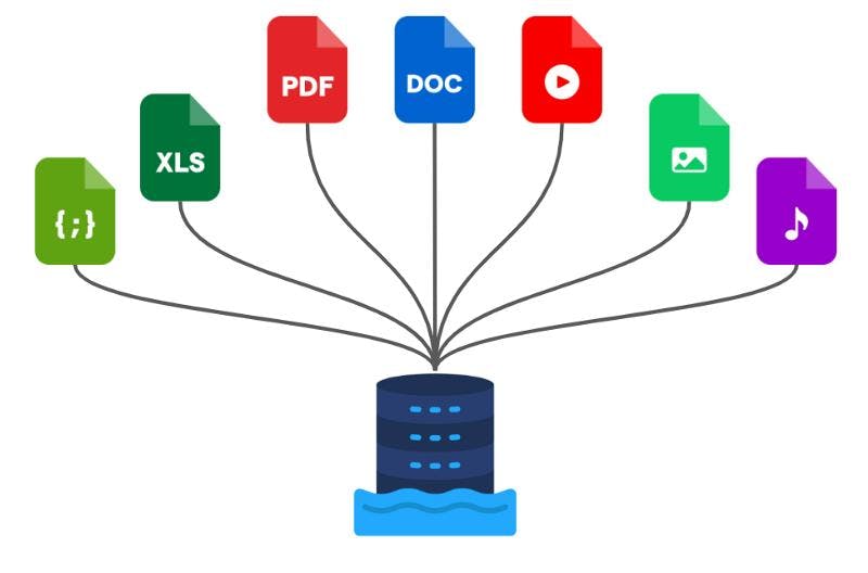 Data lake scheme data types