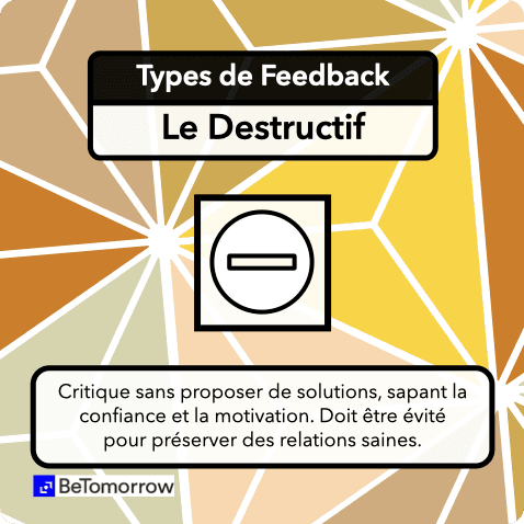 Le feedback Destructif